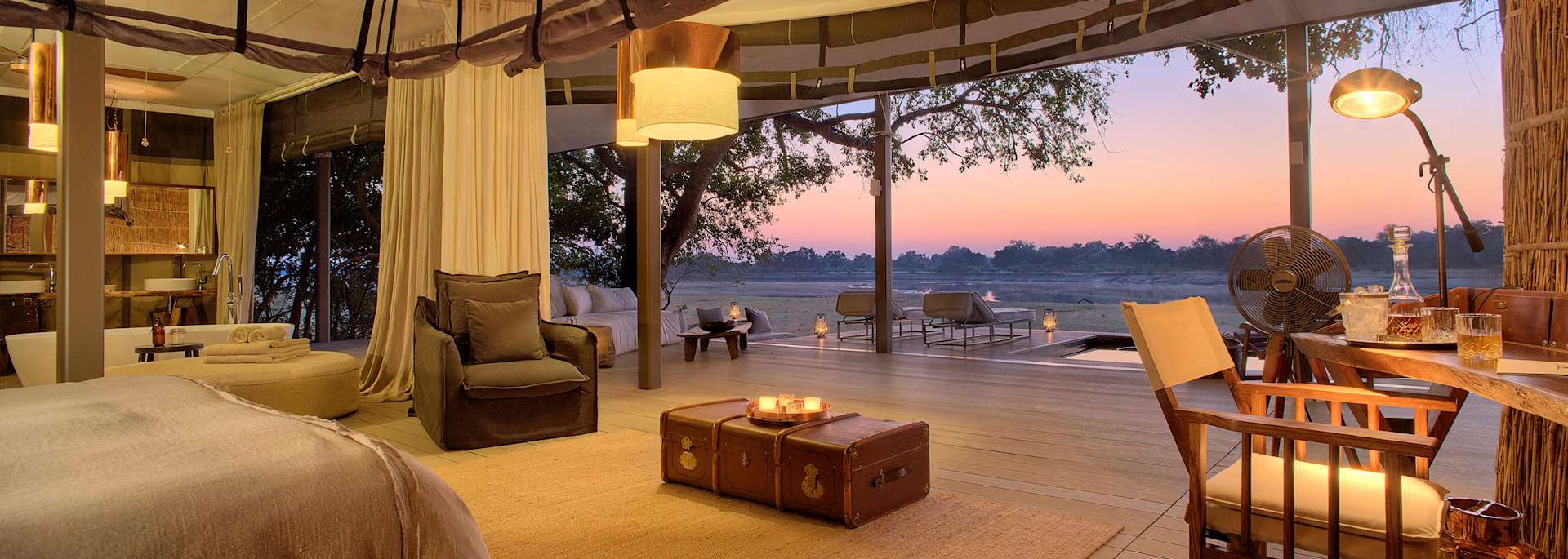View from Chinzombo Camp, South Luangwa National Park