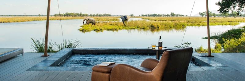 Sausage Tree Camp in the Lower Zambezi National Park