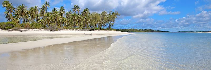 Beautiful beach in the Mafia Archipelago