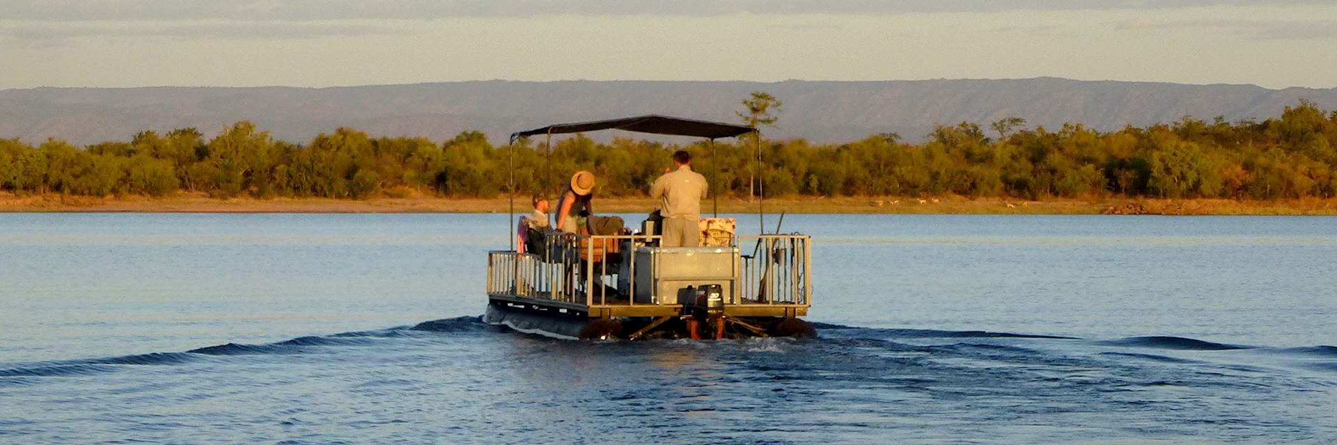 Evening boat safari from Musango Safari Camp, Lake Kariba