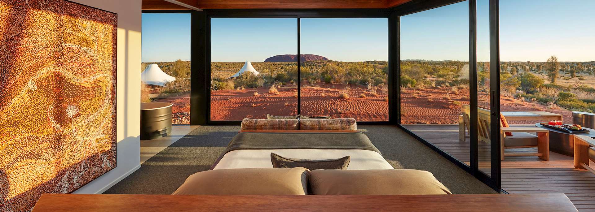 Longitude 131°, Dune Pavilion Bedroom