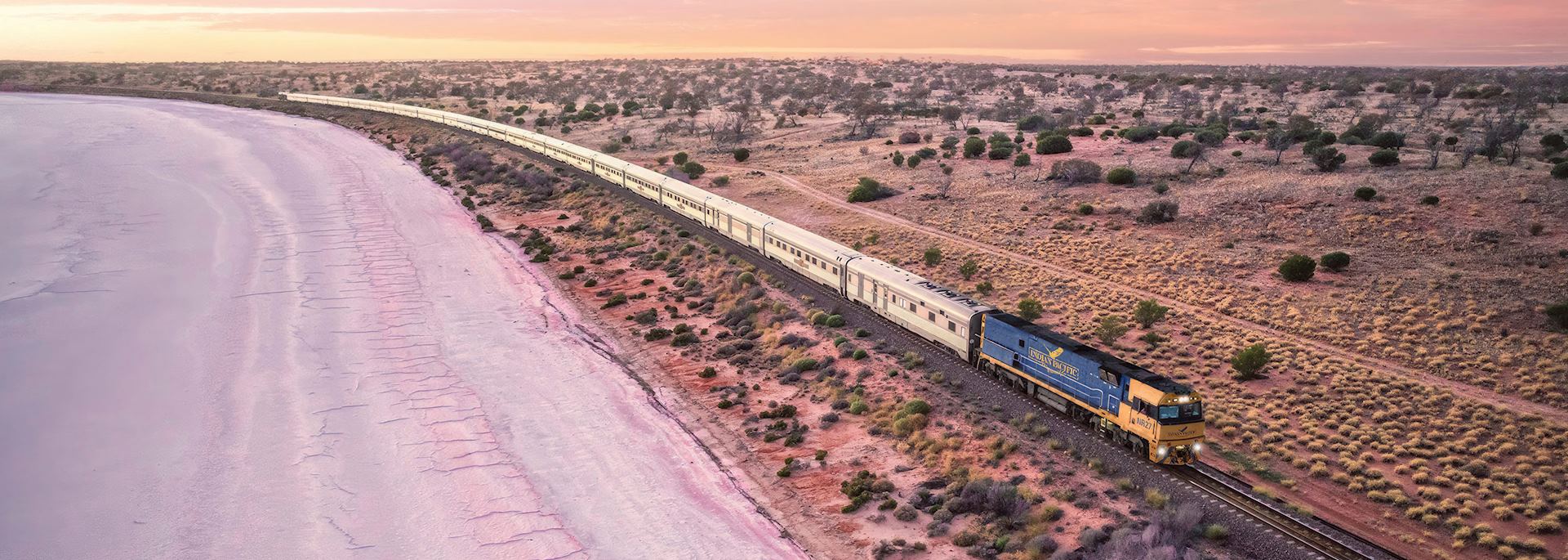 The Indian Pacific train