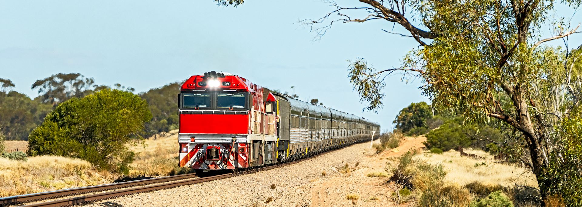 Ghan in the Outback