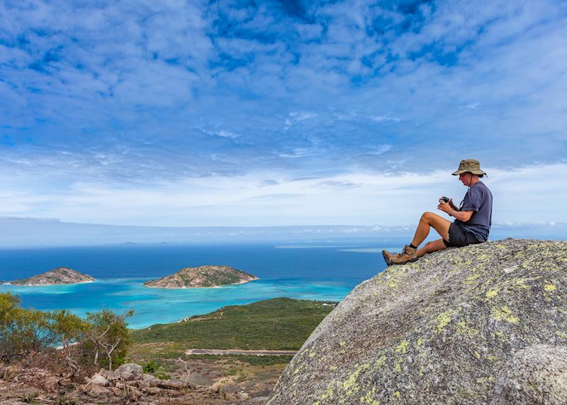 View from Lizard Island over the Great Barrier Reef