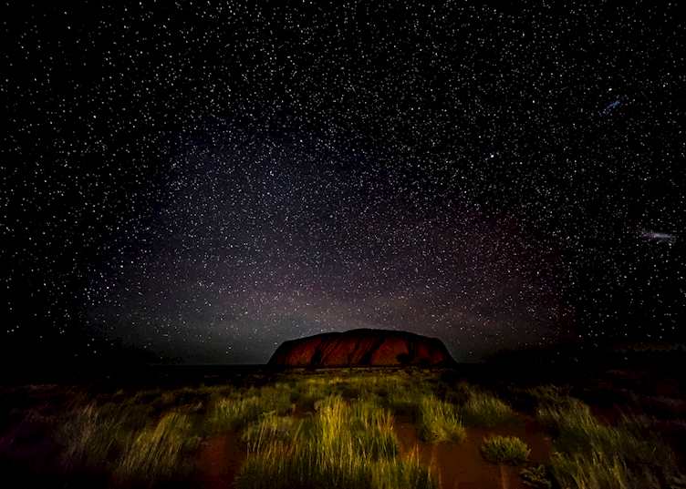 Night sky over Uluru, Northern Territory