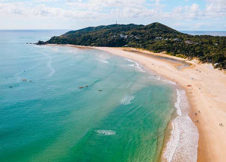 Clarkes Beach in Cape Byron Marine Park, NSW (© Destination NSW)