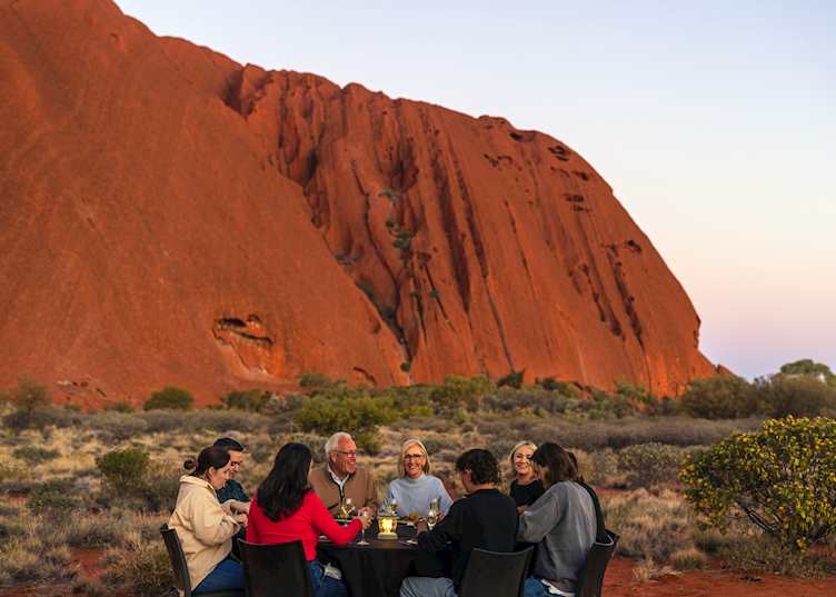 Sunset dinner at Uluru, Northern Territory