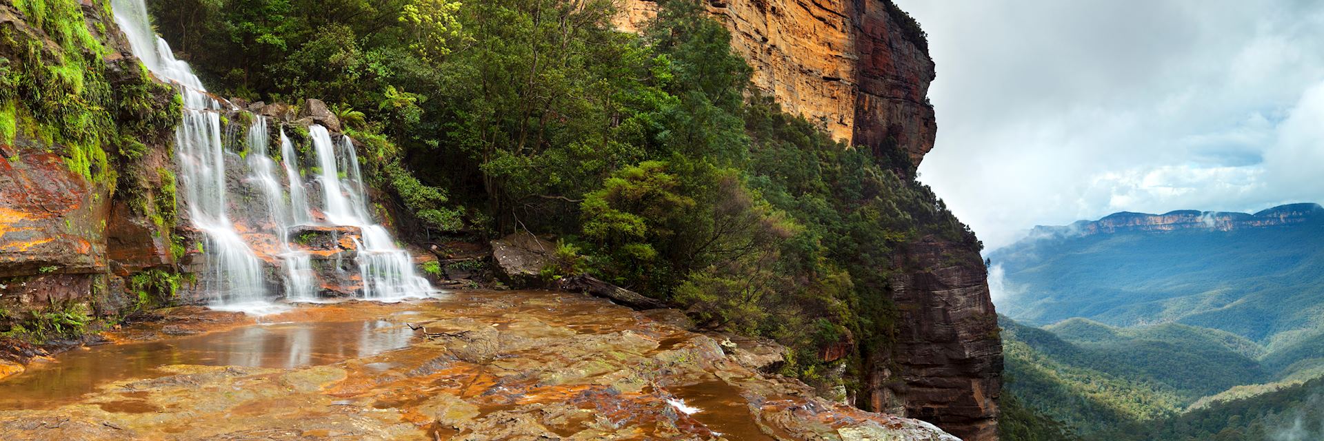 Katoomba Falls in the Blue Mountains, New South Wales