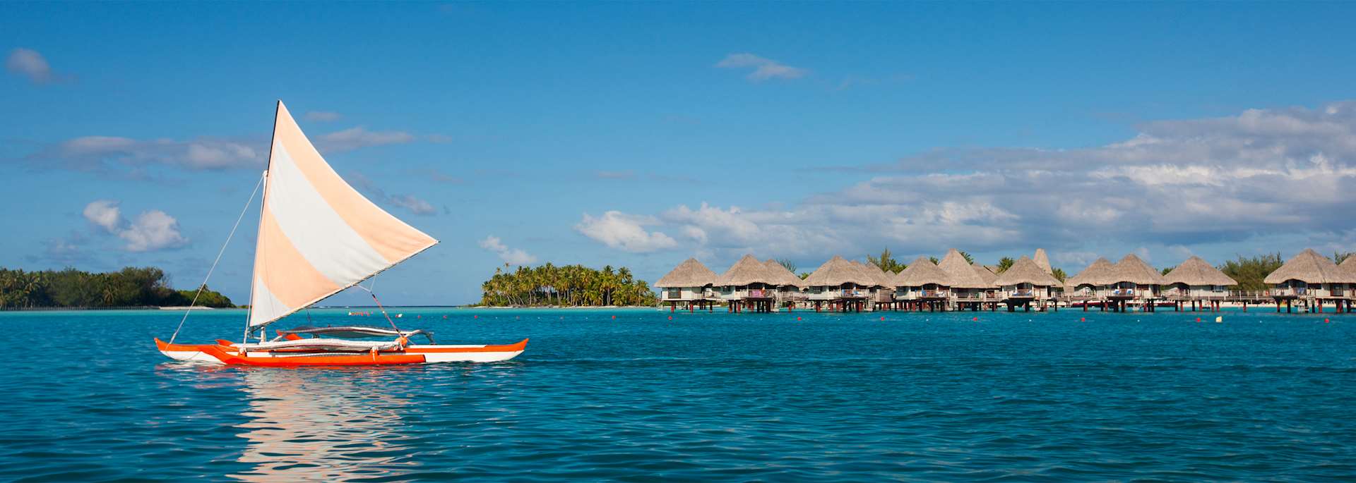 Bora Bora Lagoon in French Polynesia