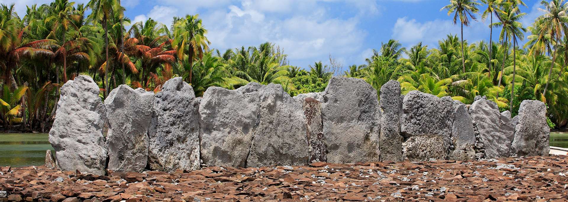 Traditional temple on Huahine