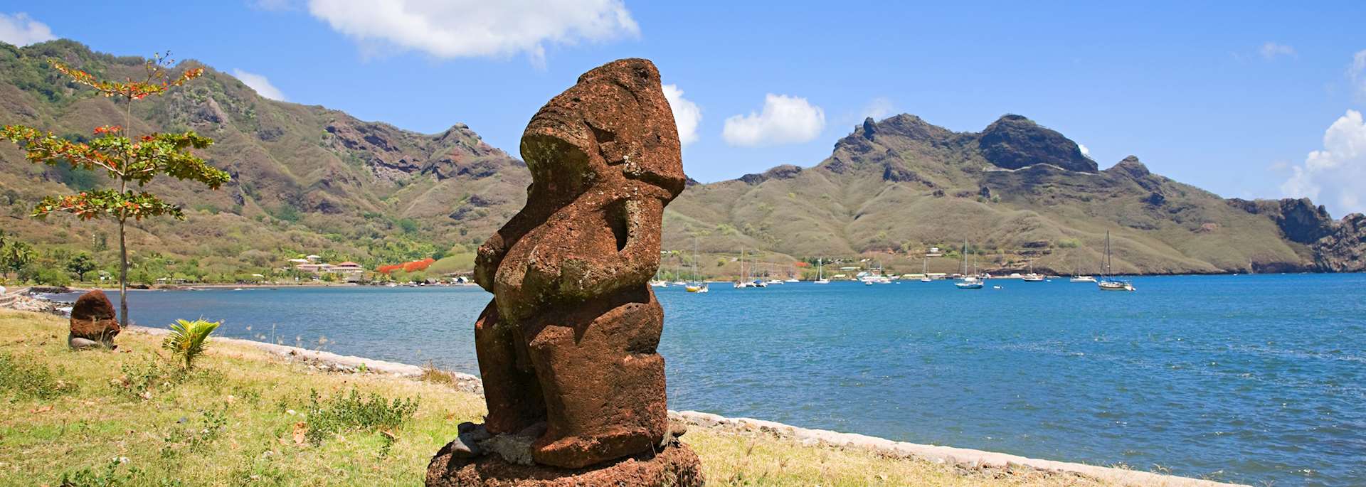 Tiki sculpture, Nuku Hiva