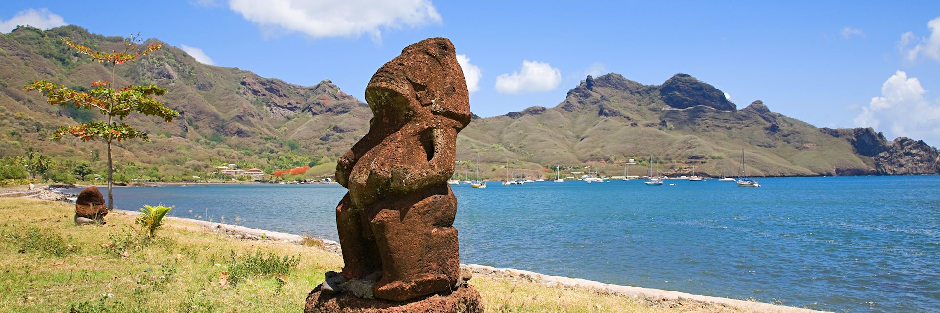 Tiki sculpture, Nuku Hiva