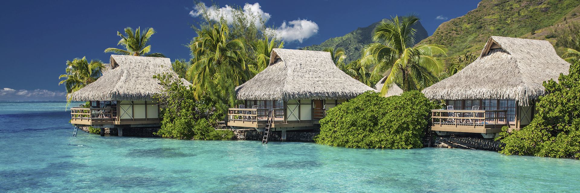A resort on the island of Moorea