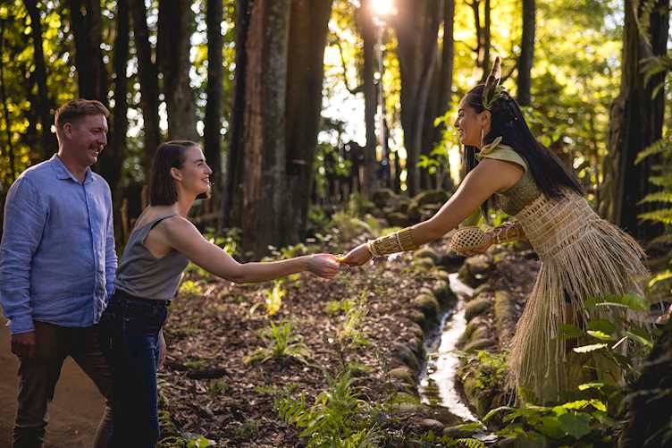 Maori greeting, Bay of Plenty