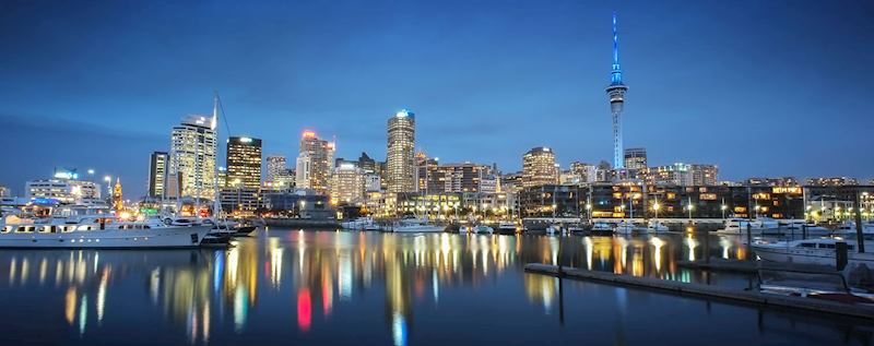 Auckland skyline and Sky Tower