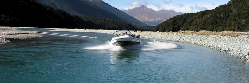 Jet boat on the Dart River