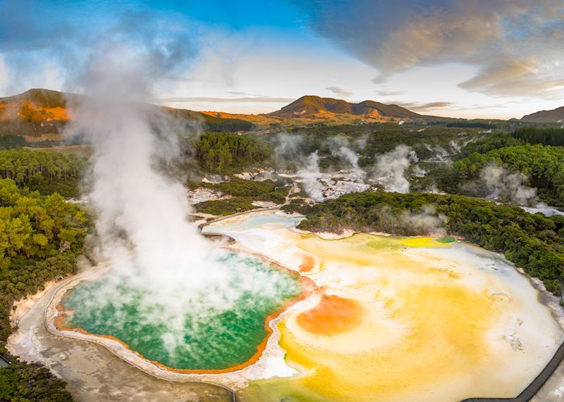 Thermal activity in Wai-O-Tapu, Rotorua