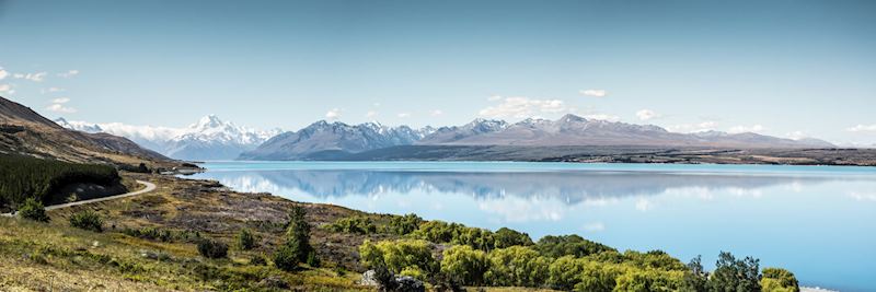 Road to Mount Cook National Park