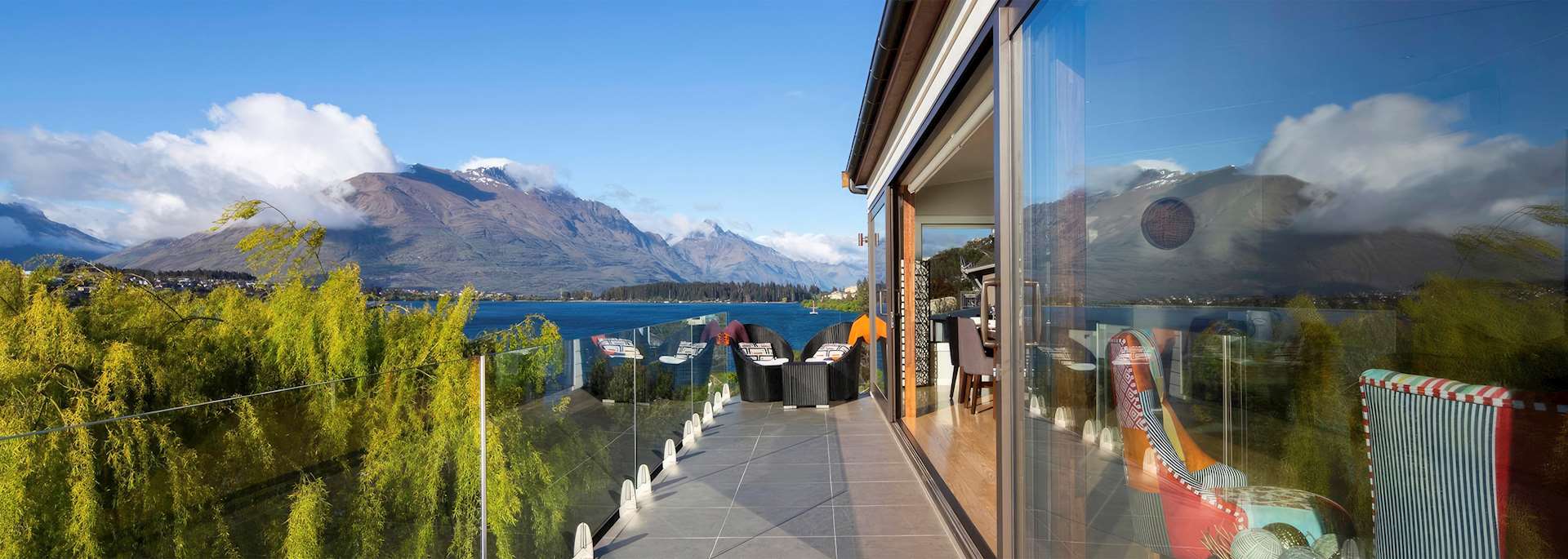 Patio at the Kohanga Lodge