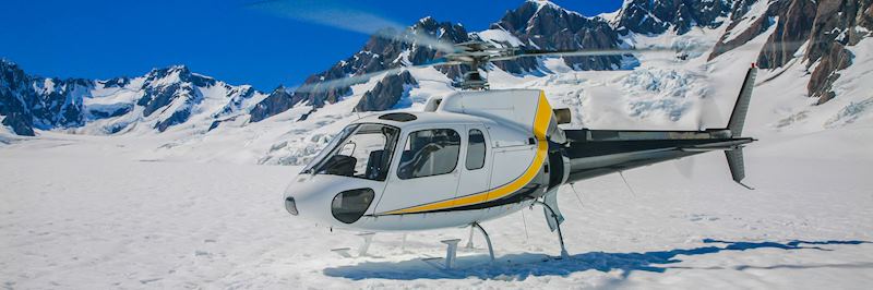 Heli-hiking on Franz Josef Glacier