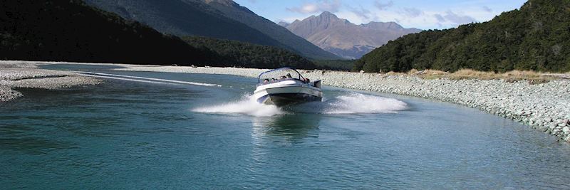 Jet boating on the Dart River