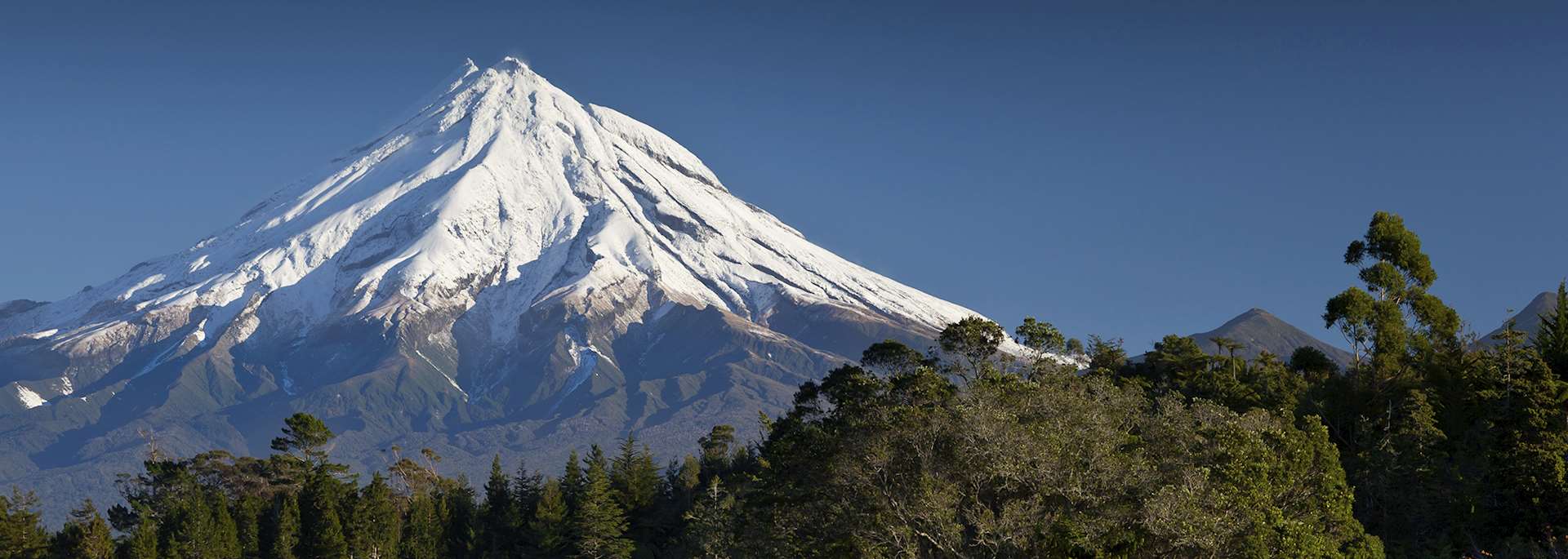 Mount Taranaki in New Plymouth, New Zealand