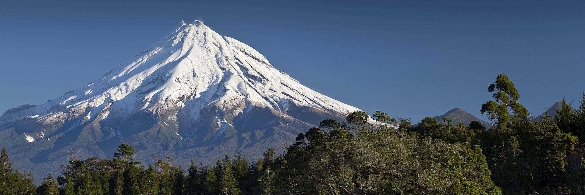 Mount Taranaki in New Plymouth, New Zealand