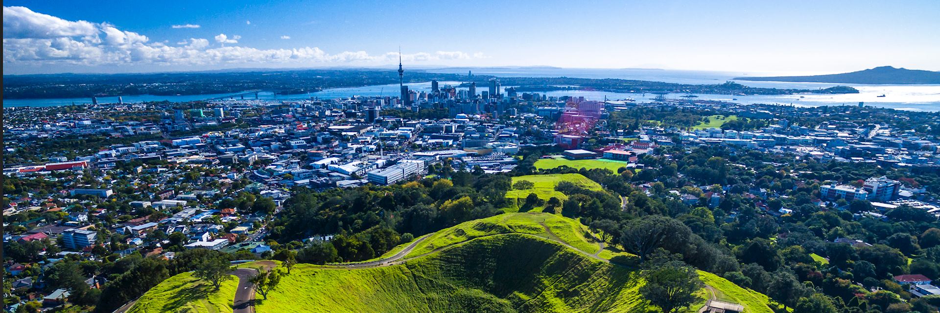 View from Mount Eden, Auckland