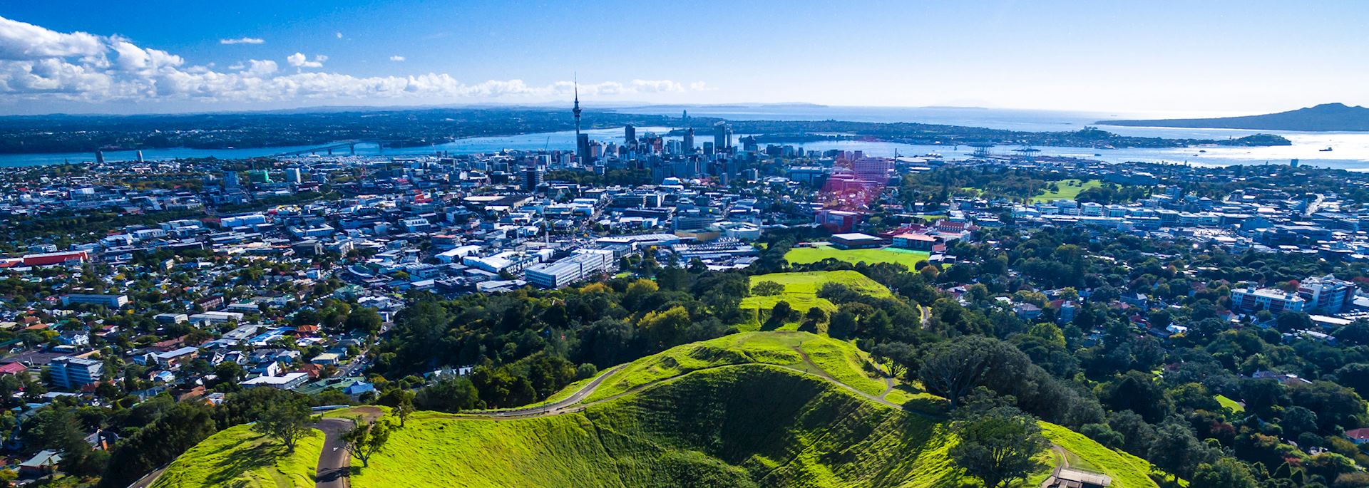 View from Mount Eden, Auckland