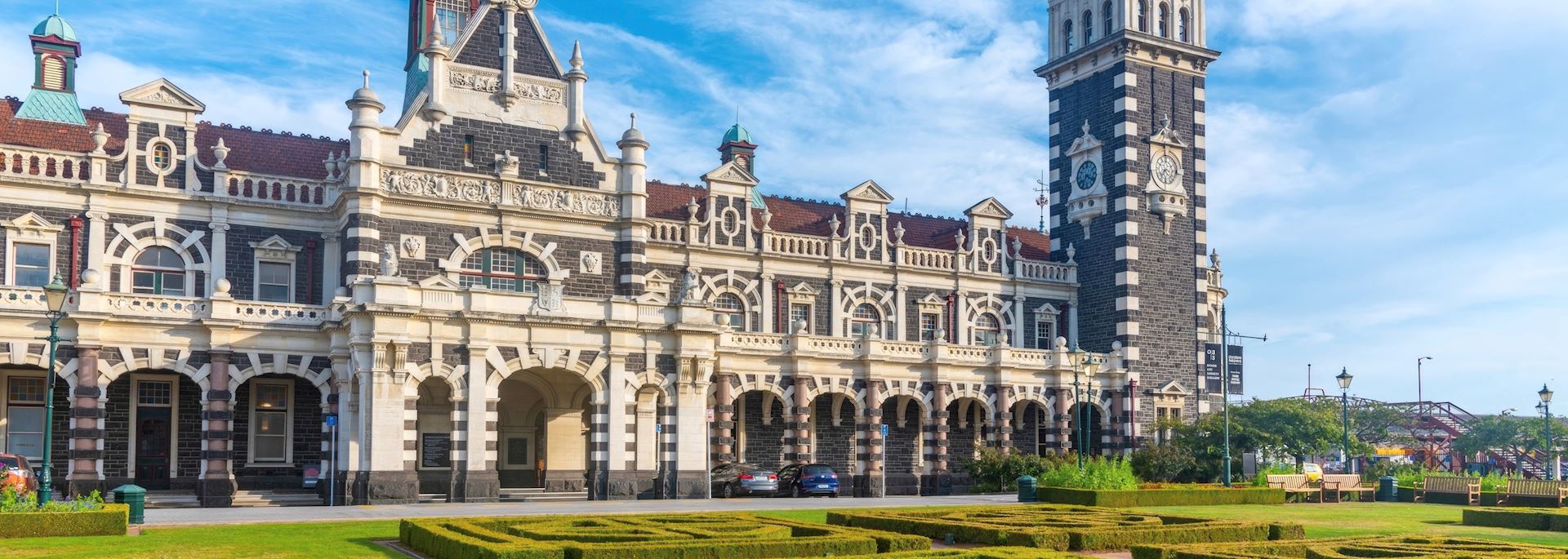 Dunedin railway station, South Island