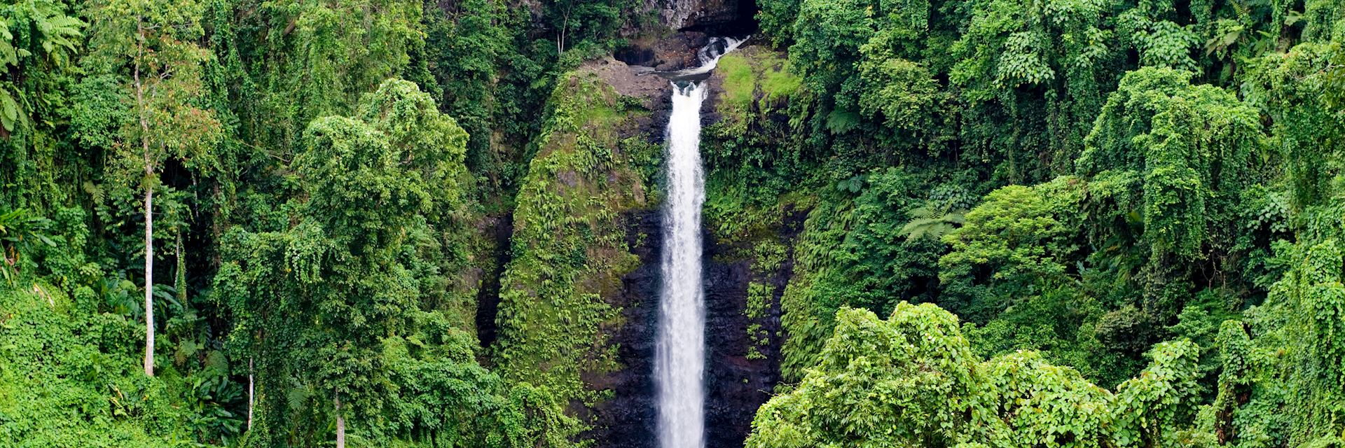 Samoan waterfall