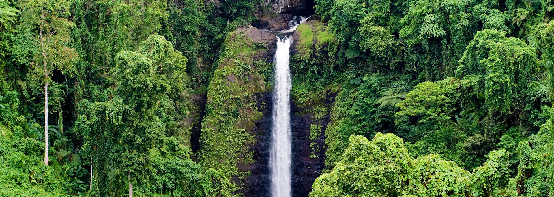 Samoan waterfall
