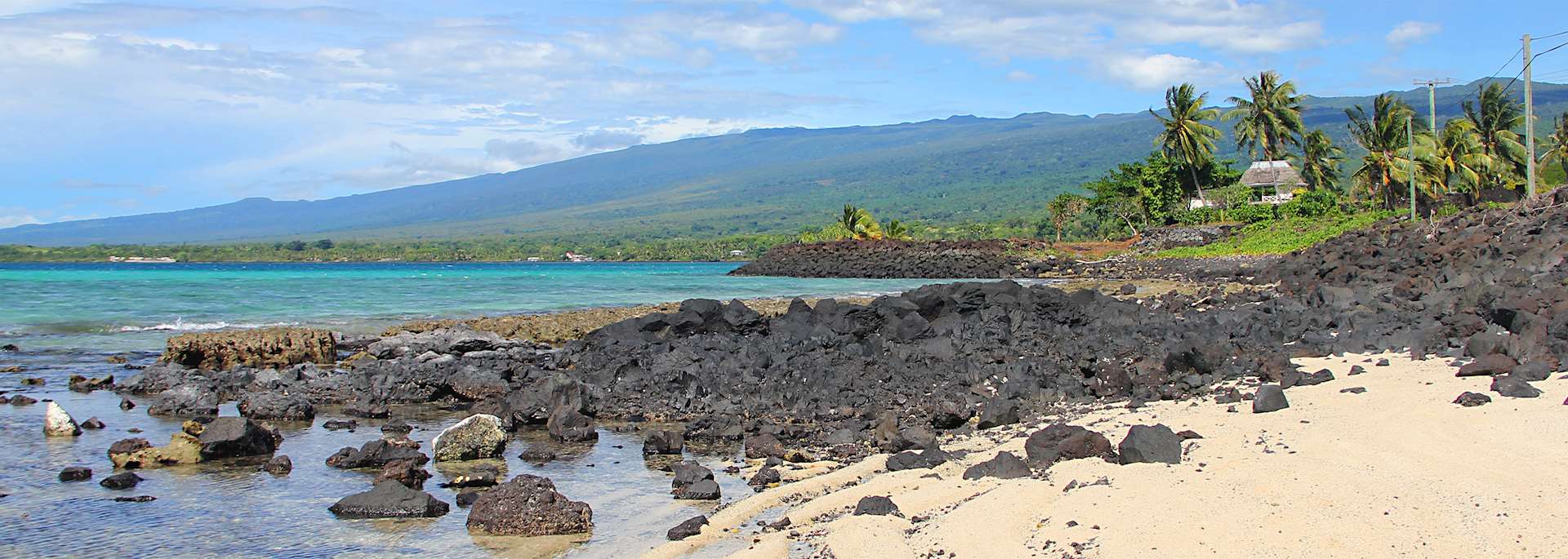 Beach on Savai'i, Samoa