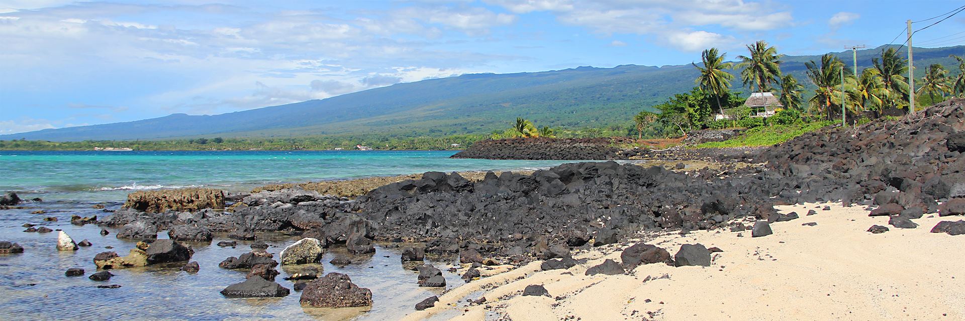 Beach on Savai'i, Samoa