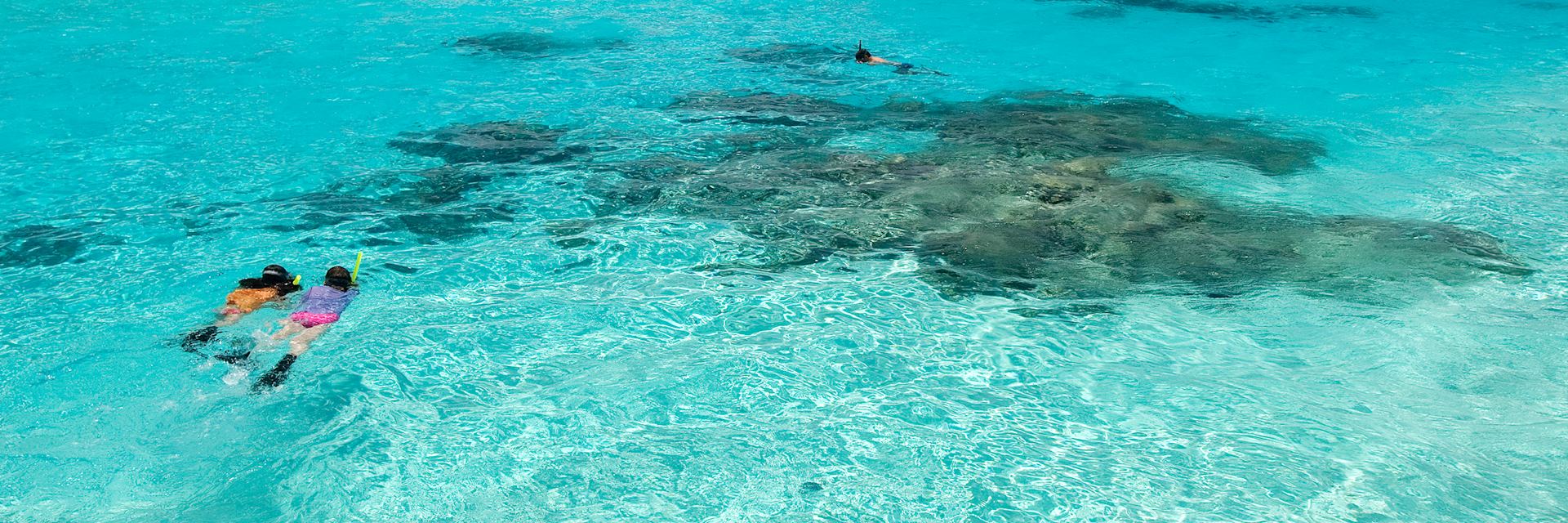 Snorkelling in Aitutaki Lagoon