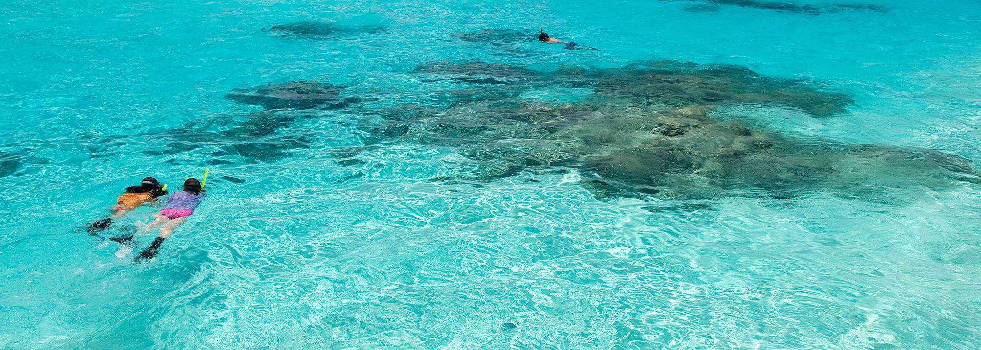 Snorkelling in Aitutaki Lagoon