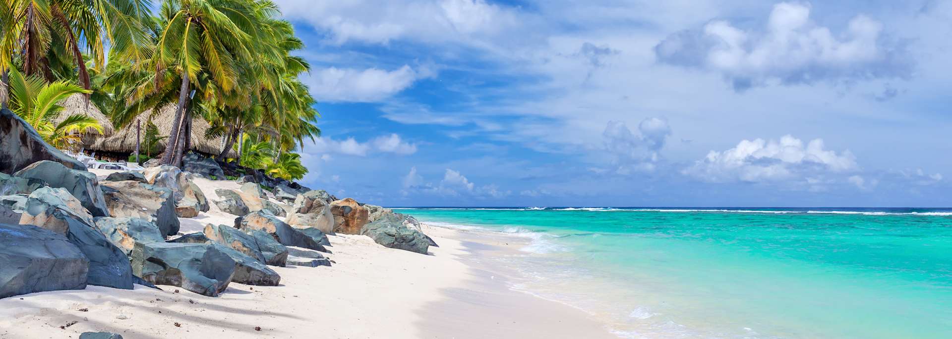 Sandy beach, Rarotonga