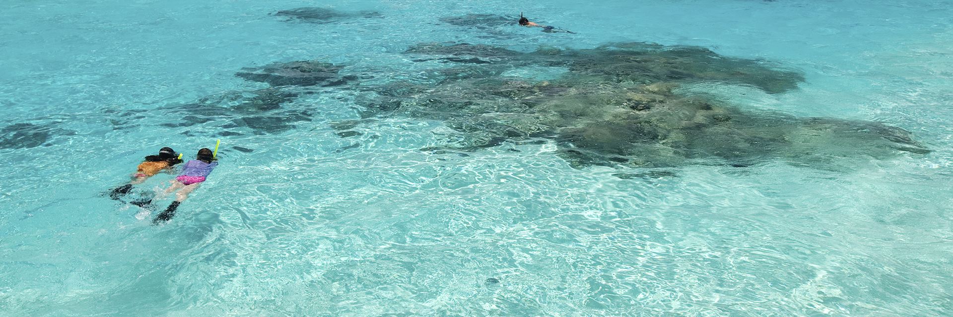 Snorkelling in Aitutaki Lagoon