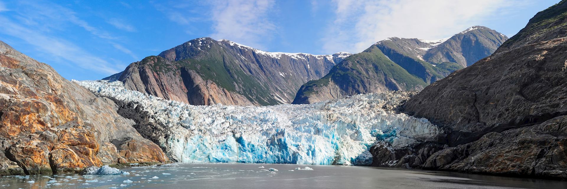 North Sawyer Glacier in Tracy Arm Fjord, Alaska