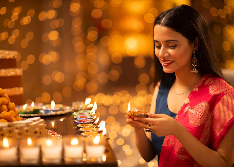 Celebración del Diwali