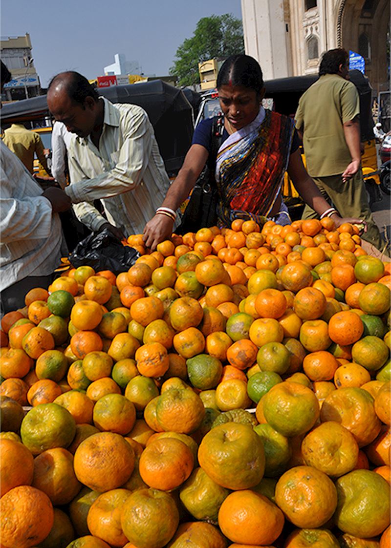 Orange stall, Hyderabad