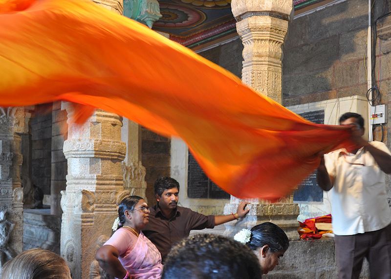 Sari sale at Madurai