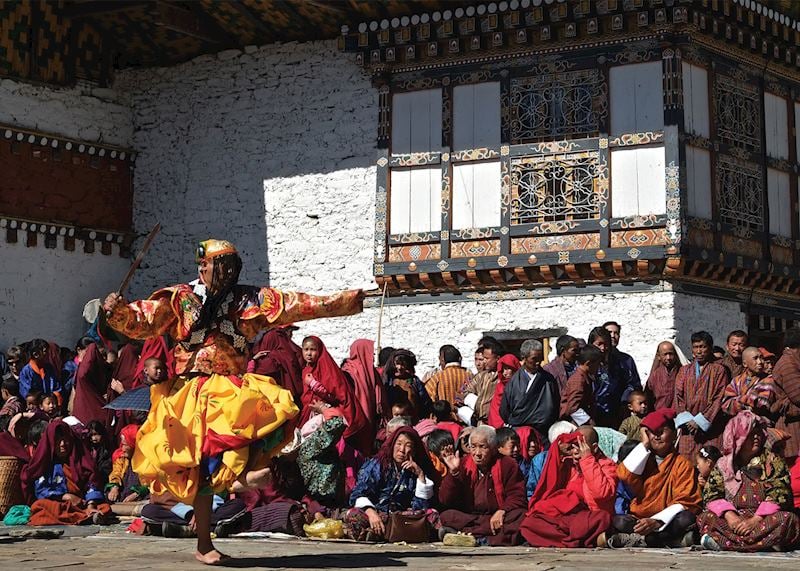 Masked festival, Jakar, Bhutan