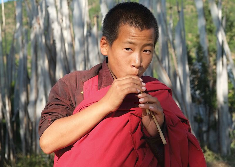 Bhutanese monk