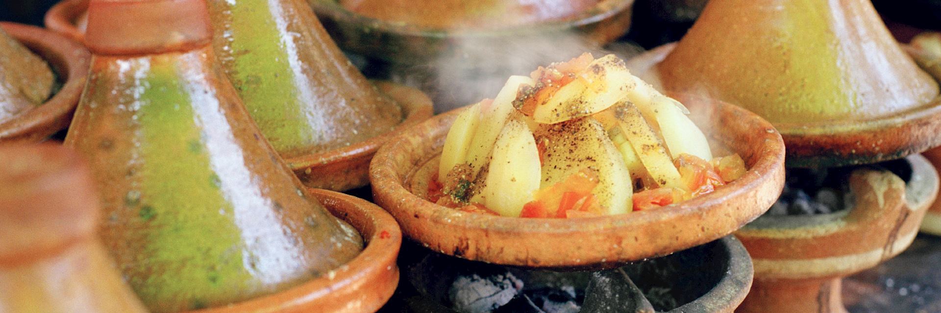 Cooking with tagines in Morocco