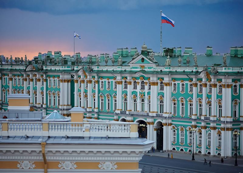 The Winter Palace before a storm, St Petersburg