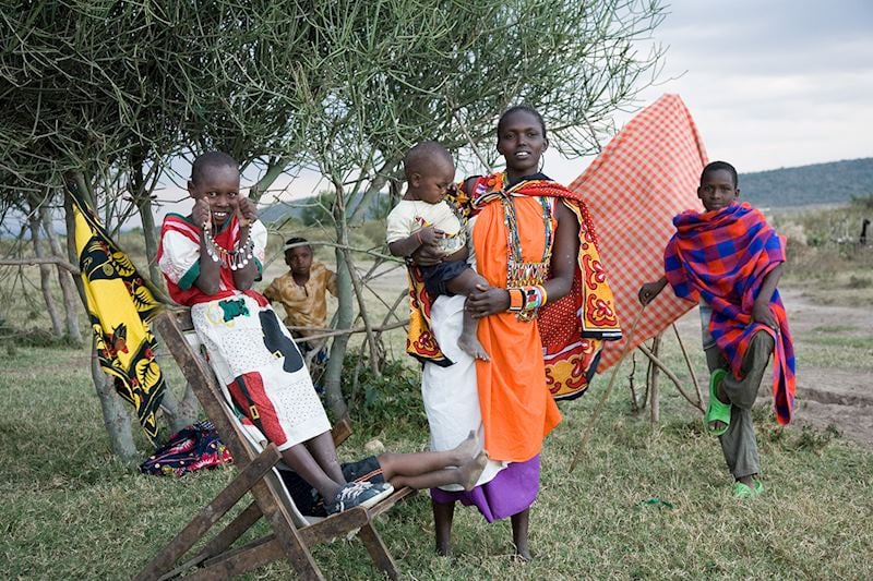 Locals near Bogani Lodge and Tented Camp, Kenya