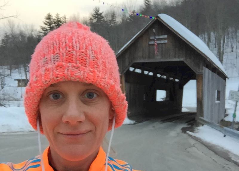 Katie training for the Safaricom marathon in Kenya