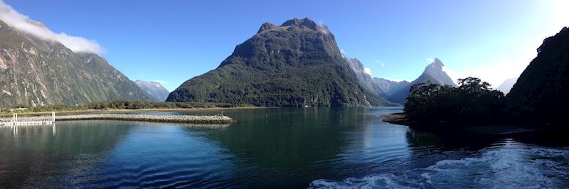 Mountain view in New Zealand