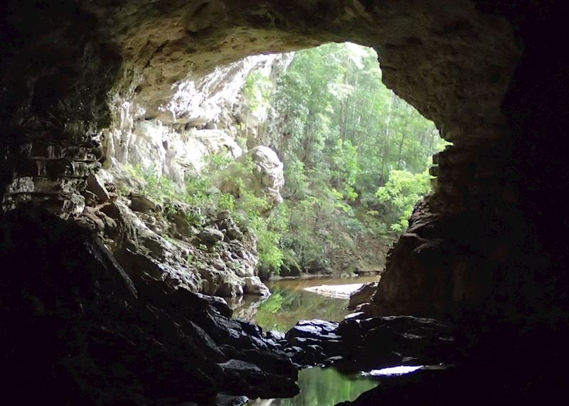 Cave in the jungle, Cayo District, Belize
